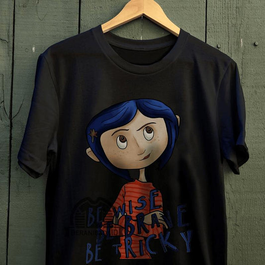 Coraline T-Shirt Vintage Retro Casual Unisex Shirt, Unisex Cotton Graphic Shirts