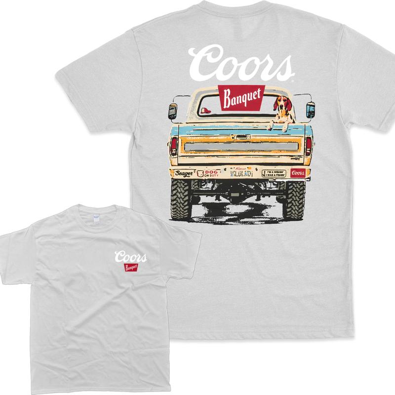 Coors Banquet Beer T-shirt Classic Pickup Truck, For Him Streetwear