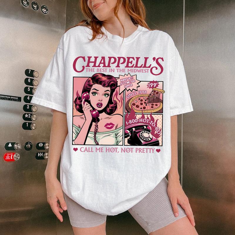 Chappell Call Me Hot T-Shirt Sweatshirt Hoodie, Chappell Sweatshirt Comfort