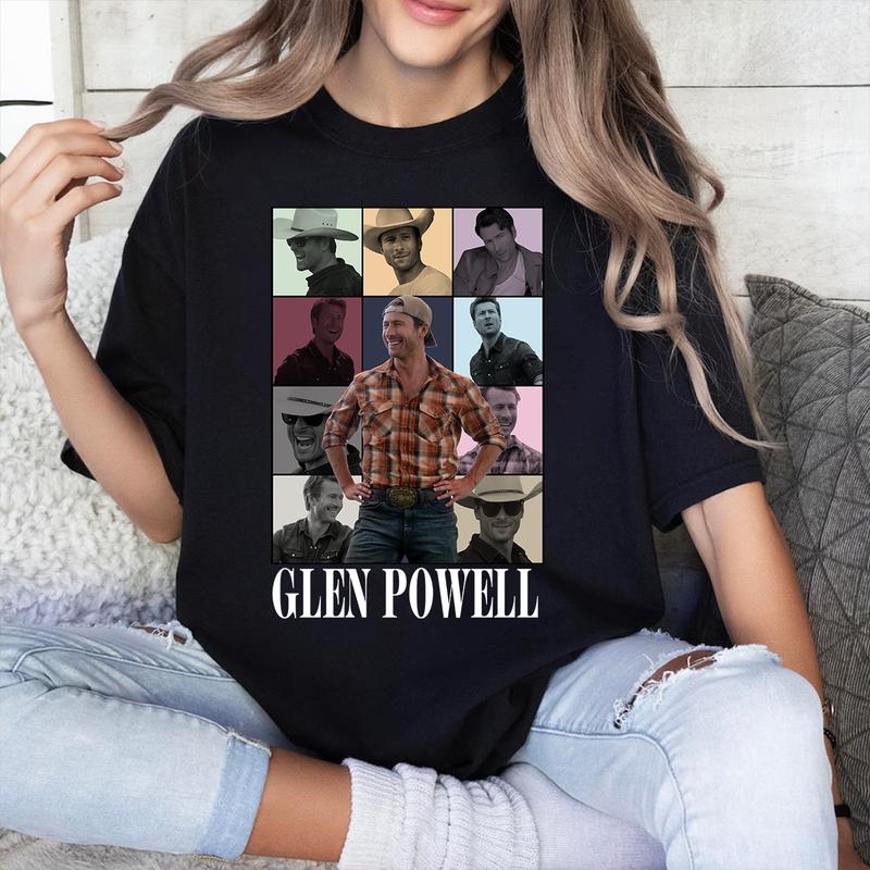 Glen Powell t shirt, Not My First Tornadeo Shirt, Not My First Tornadeo Fan Art, Weather Lover and Storm Chaser Shirt