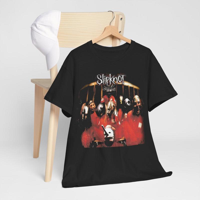 Slipknot Self Titled Album Cover Unisex T-Shirt Cotton Tshirt