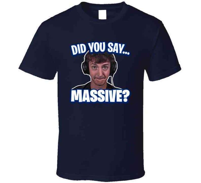 Did You Say Massive Ninja Low Taper Fade Meme Funny Joke Gift T Shirt
