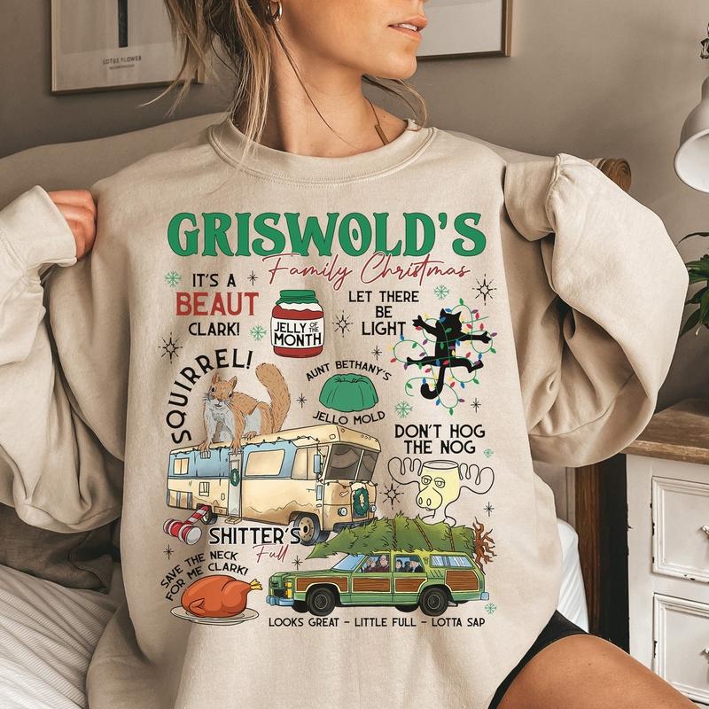 Griswold Christmas sweatshirt, griswold co sweater, Christmas tree farm shirt, family vacation game, national lampoon's christmas vacation Sweaters Co
