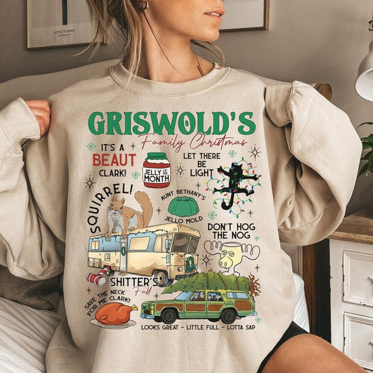 Griswold Christmas sweatshirt, griswold co sweater, Christmas tree farm shirt, family vacation game, national lampoon's christmas vacation Sweaters Co
