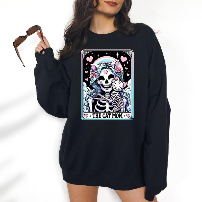Tarot Card Sweatshirts Round 2 - DTF Print Unisex T-Shirt, Funny Tee, Funny Apparel, Gift Idea, Relaxed Fit, Casual Apparel, Cute Top, Great with Jean