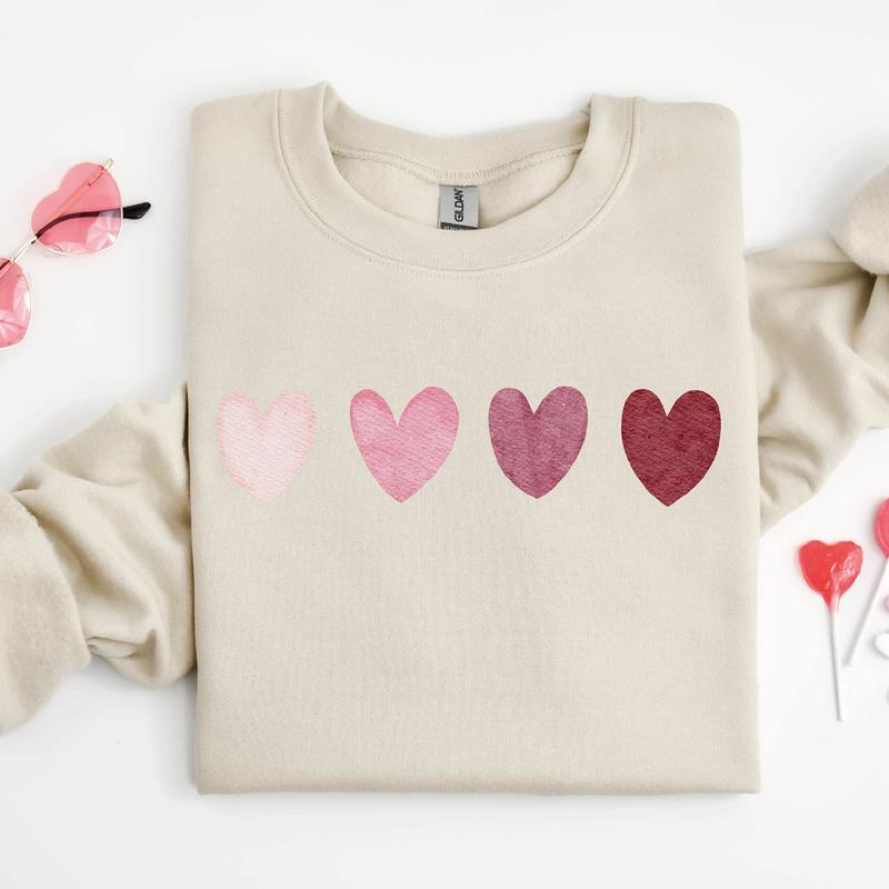 Valentine Heart Crewneck Sweatshirt, Hoodie, T-shirt