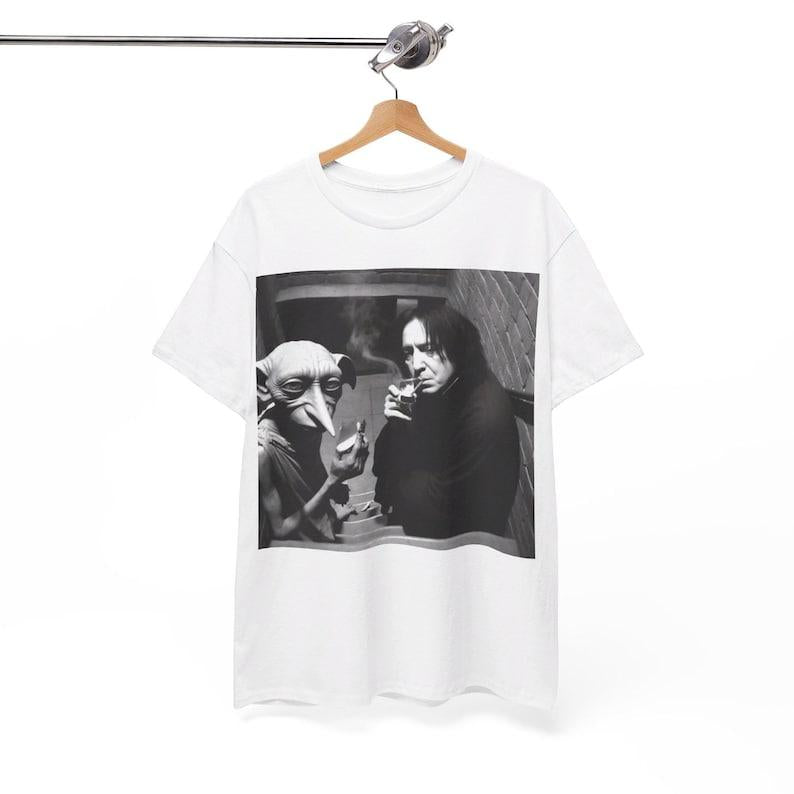 Snape Dobby Harry Potter Party Meme Short Sleeve T-shirt funny