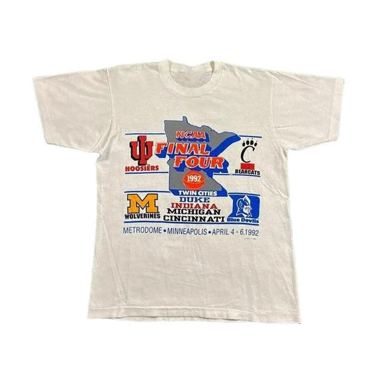 Retro Final Four 1992 T Shirt Tee March Madness Ncaa College Basketball Duke Ind