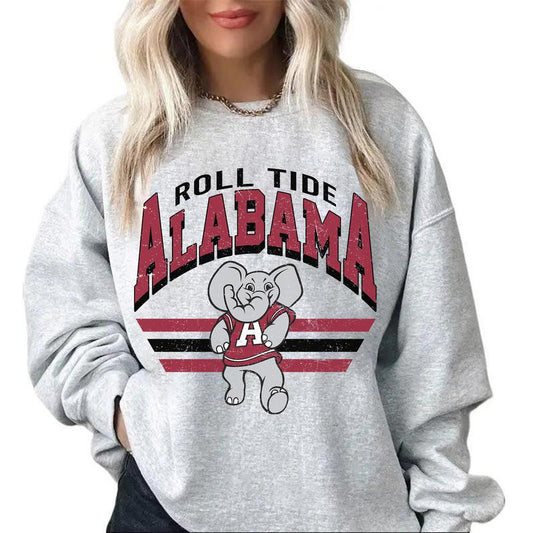 Vintage Alabama Sweatshirt, Football NCAA Sweatshirt, Classic Sport Sweatshirt, Gift for Football Fan Sport