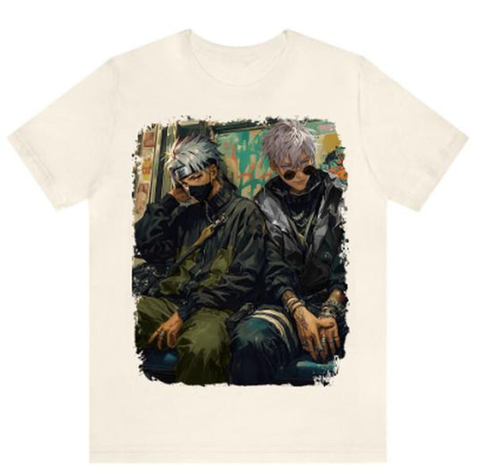 Kakashi and Gojo 2 JJK Shirt, JJK Animee Shirt Sweatshirt Hoodie