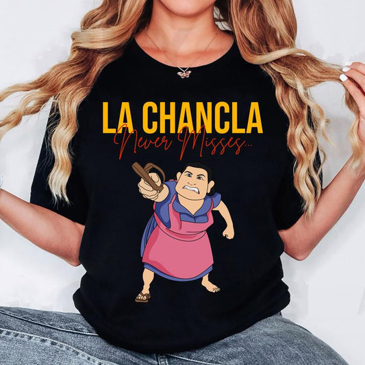 La Chancla T-Shirt, Funny Hispanic Moms T-Shirt, Te Calmas O Te Calmo T-Shirt