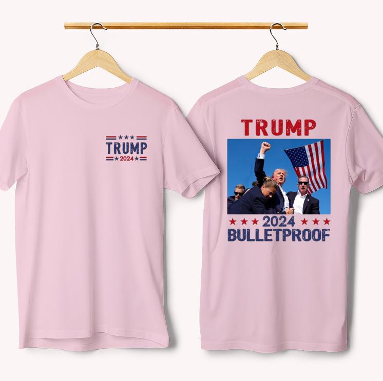 Trum 2024 Bulletproof Shirt, Praying for Presidet Trum Shirt, Bloodied Trum Fist Pumps, Trum Shooting Tee, Trum Assassination Tee Trum Shirts 2024, Do