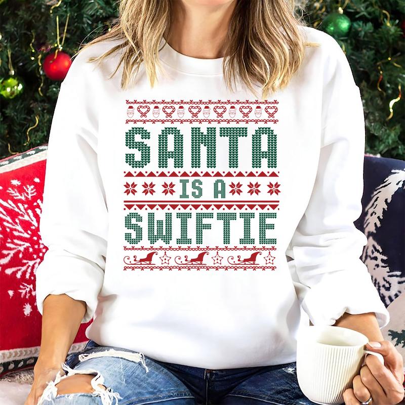 Santa is a Shirt, Christmas Sweater, Merry Christmas shirt