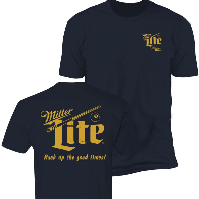 Miller Lite Rack Up Full Color For Men And Women T-Shirt