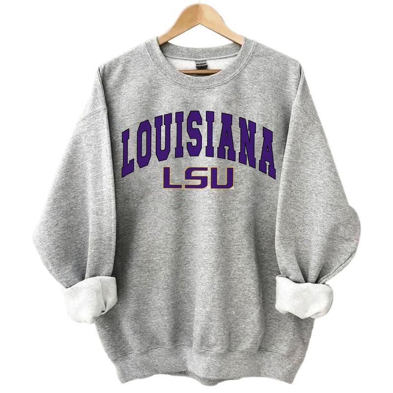 LSU Tigers Vintage NCAA Football Shirts, Graphic Basketball Team Shirt, Gift for Fans, Men, Women, Unisex Cotton T-Shirt, Sports Style Clothing