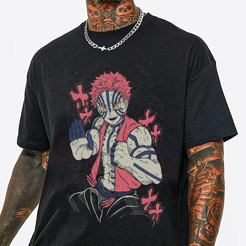 Akaza the Upper Moon 3 Demon t-shirt, Demon Slayer main characters shirt, Kimetsu No Yaiba t-shirt, anime sweatshirt hoodie, Tanjiro shirt, Rengoku t-