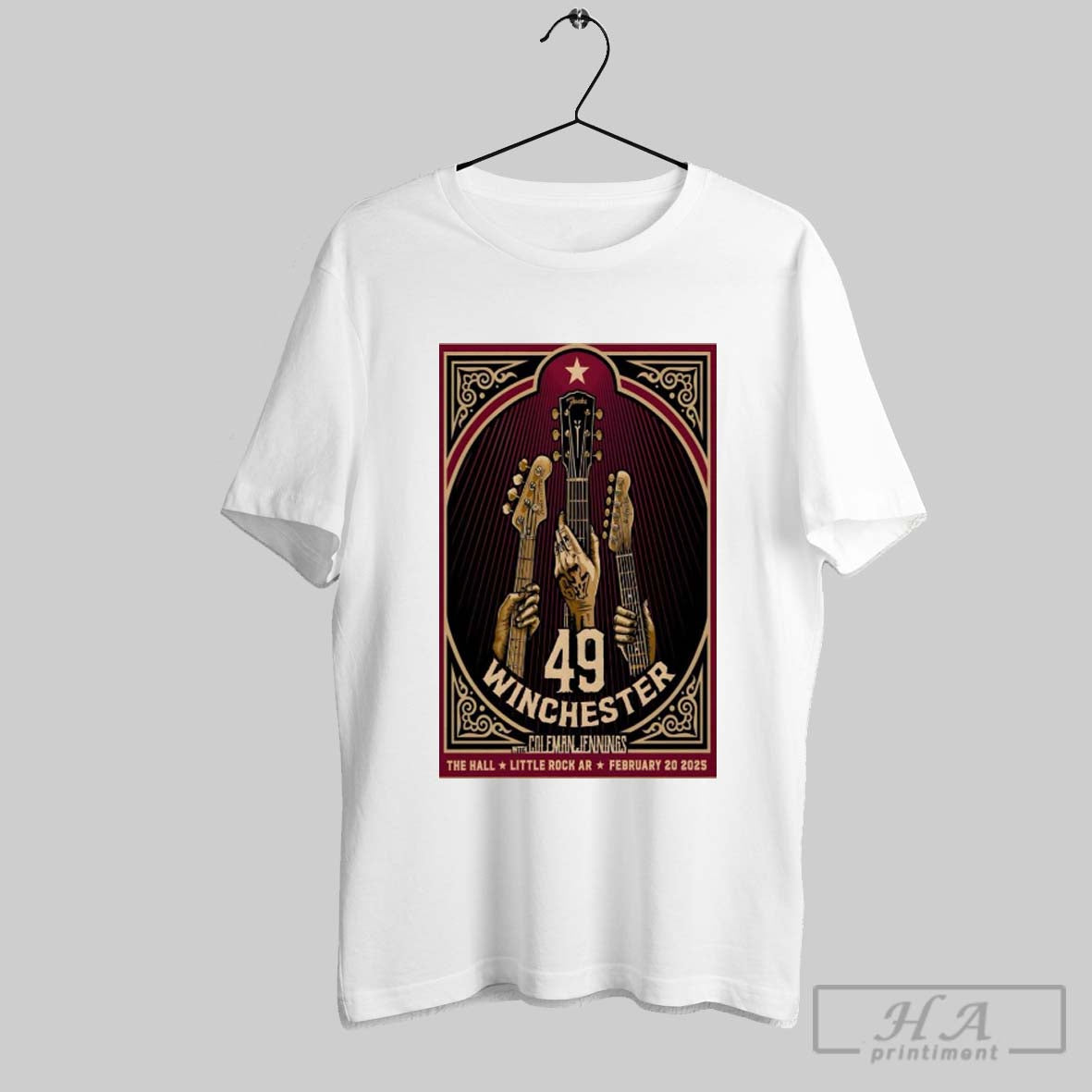 Poster 49 Winchester The Hall Little Rock Ar 2 20 2025 T Shirt