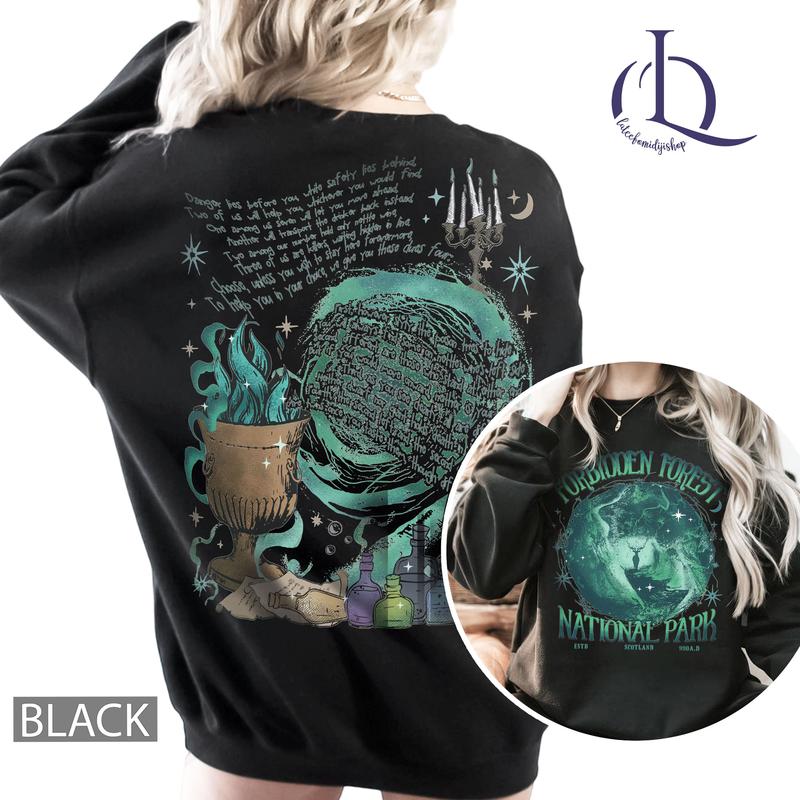 Harry Potter National Park Wizard Shirt, Forbidden Forest Sweatshirt, Wizard Shirt, Hogwarts House Sweatshirt, HP Wizard Shirt, Harry Potter Shirt, Bo