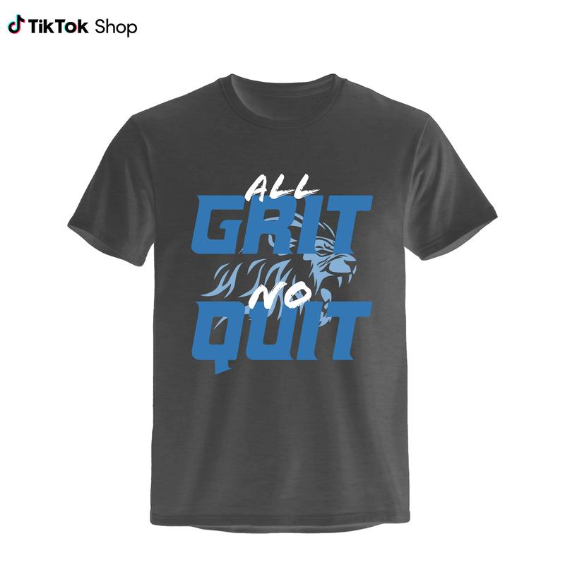 All Grit No Quit Shirt, Football T-shirt, Grit Shirt, Gifts For Football Fans