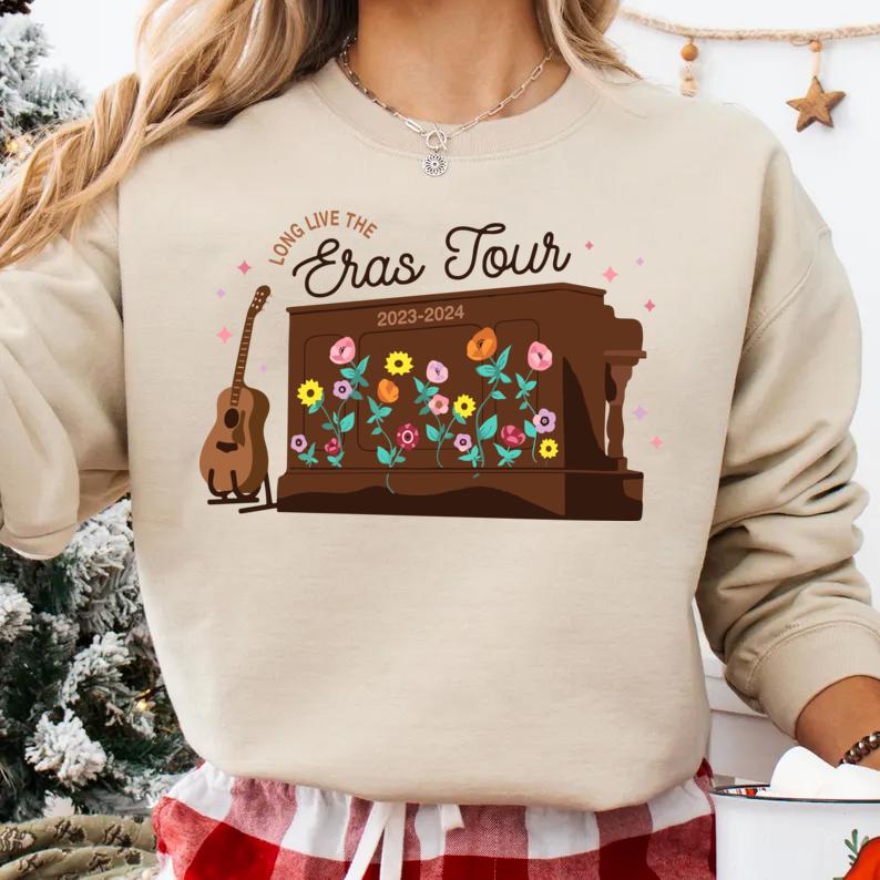 Long Live The Eras TshirtSweatshirtHoodie, Eras Piano Surprise Song Tshirt, Acoustic Set Sweatshirt, Fan Merch