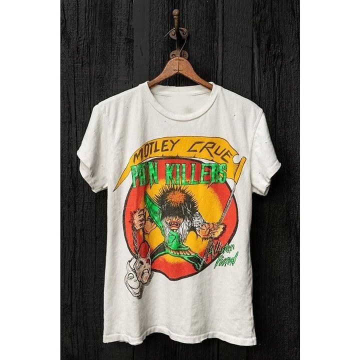 Motley Crue Band 90s Unisex Shirt Pain Killers T-Shirt