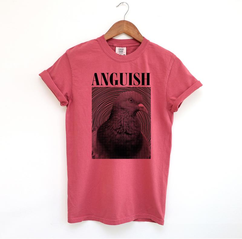 Anguish Bird Funny Shirt, Retro Comfort Colors T-Shirt