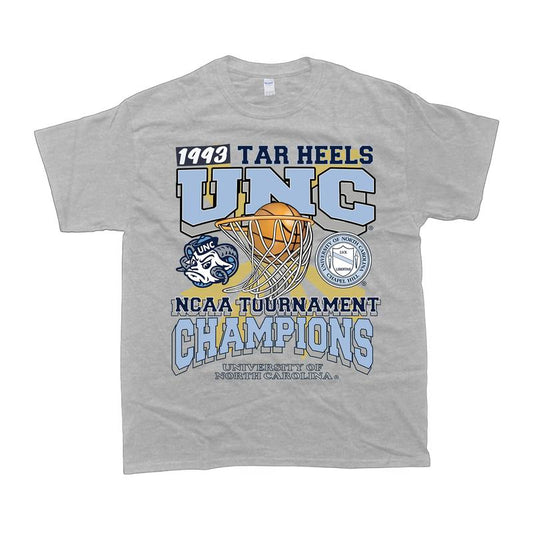 Vintage 1993 Tar Heels NCAA Tournament Champion Tshirt s T-shirt Classic Cotton Menswear Top Embroidered Hoodie Spandex Sport