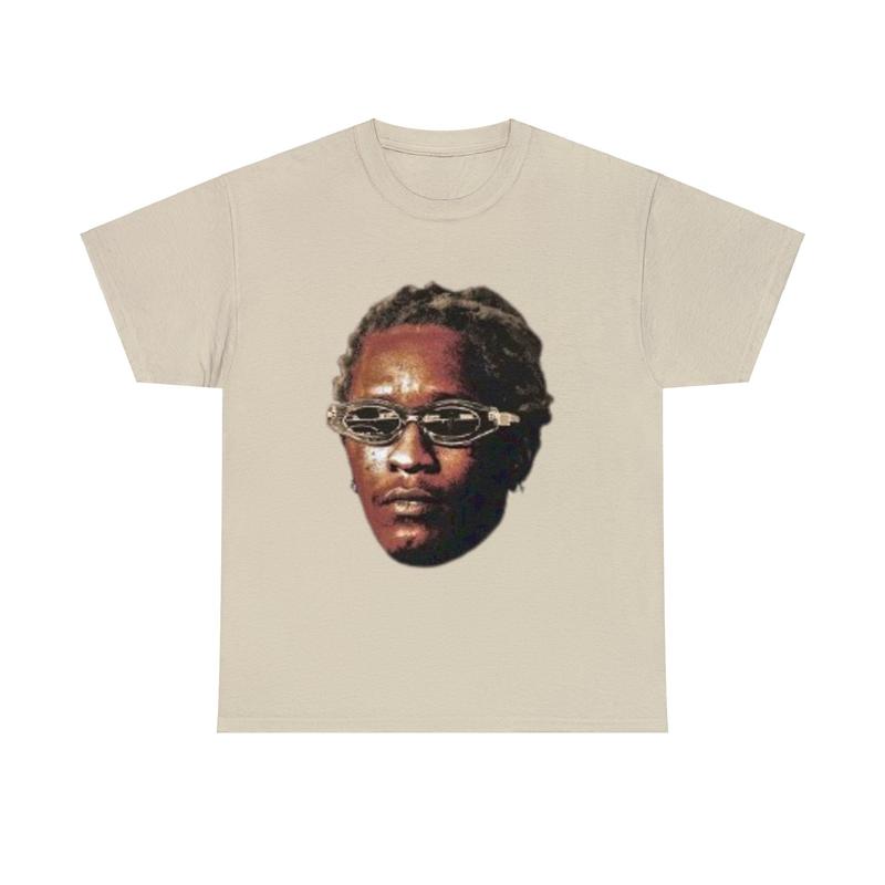 YOUNG THUG T-Shirt, Kanye Thugger Slime Season Green Graphic T-Shirt, Hip Hop Fashion for Unisex, Vintage Music Lover Gift Apparel