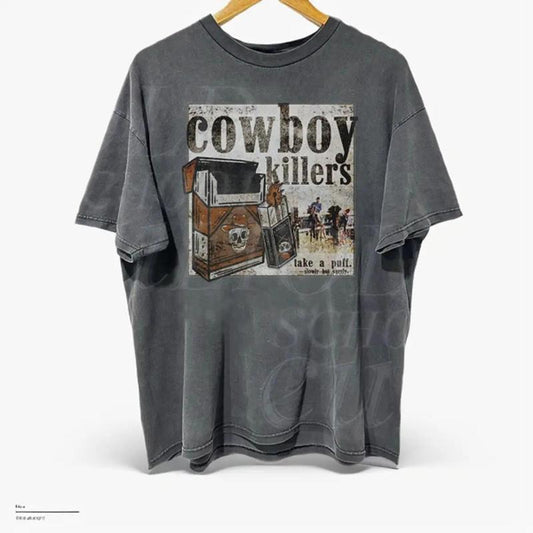 Vintage Cowboys 90s T-Shirt Retro Country Shirt Western Unisex Tee Wild West Gift Unisex T-Shirt
