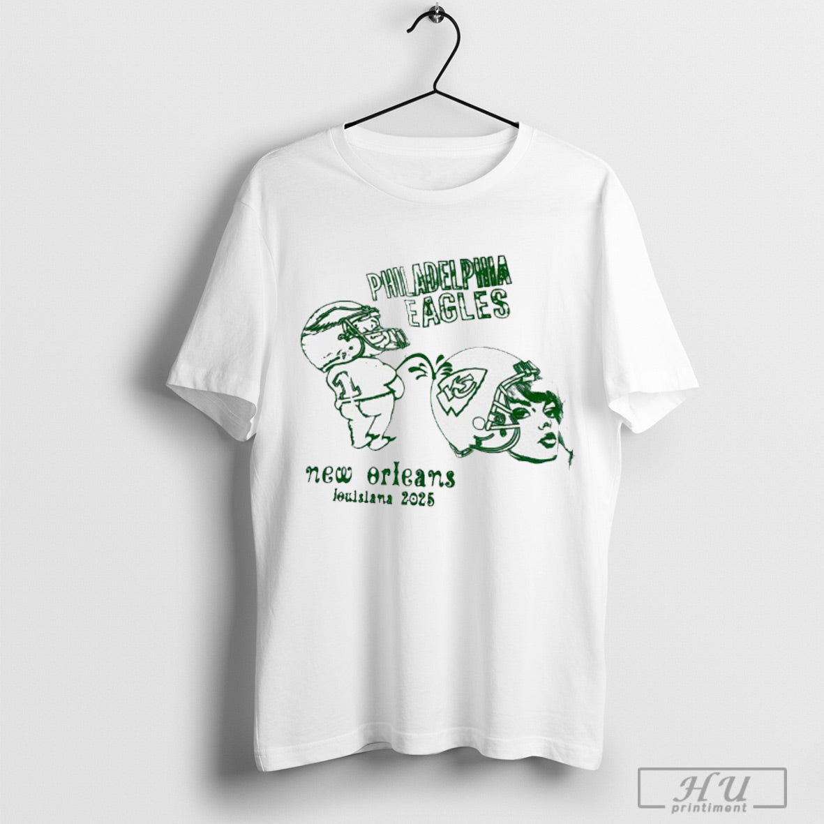 Philadelphia Eagles Peeing Kansas City Chiefs New Orleans Louisiana 2025 Shirt Sweatshirt