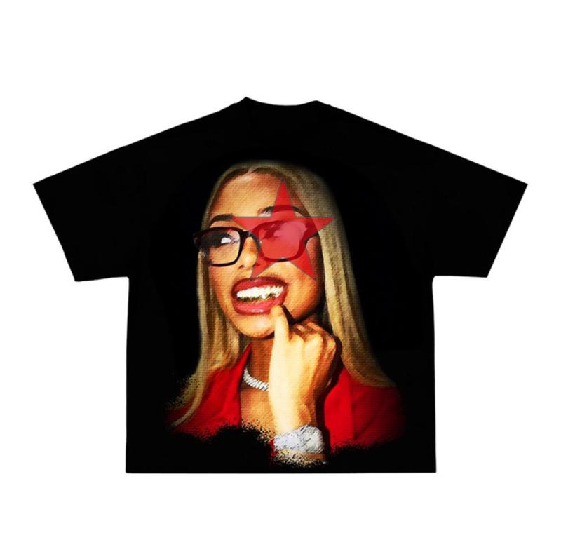 LADYYY LONDON TEE  SuperStar Rap Tee Graphic Hip Hip Concert Cotton Fit