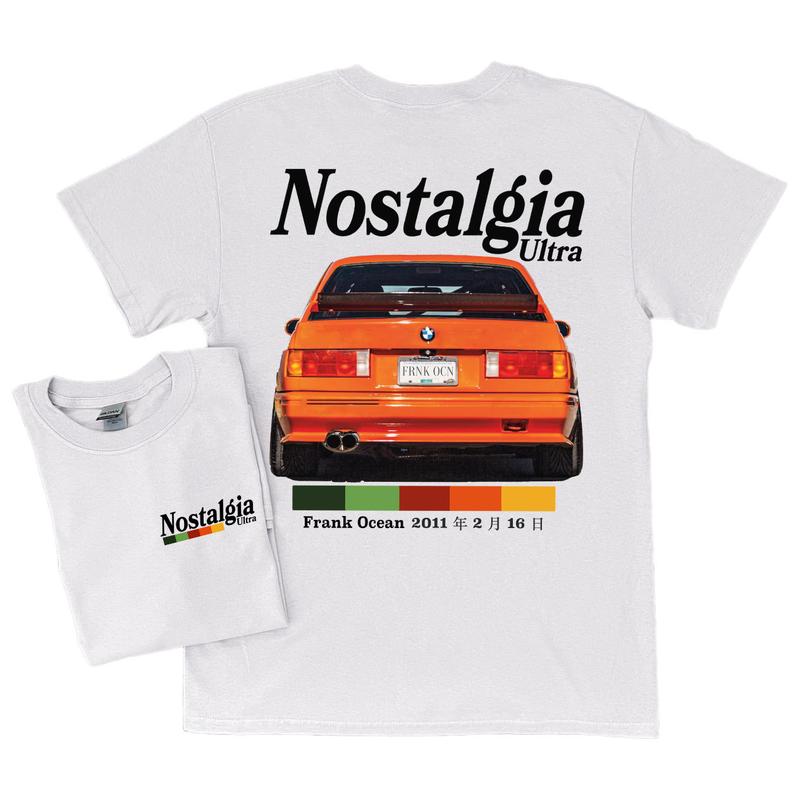 NOSTALGIA ULTRA v2 Front & Back Design Short Sleeve Shirt  blond album  music gift  vintage style tee  y2k  Trends Original Design Menswear blond albu