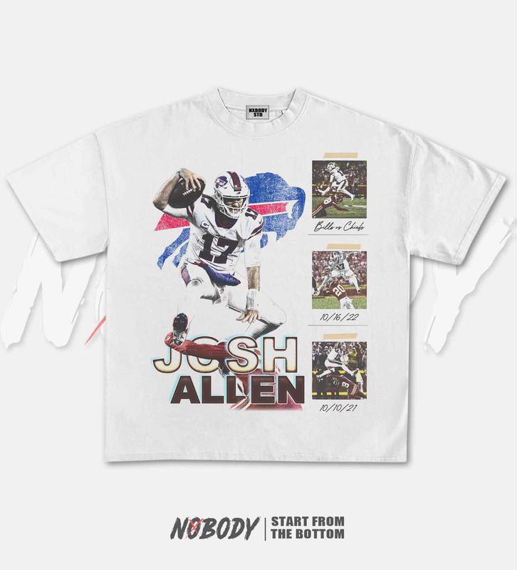 JOSH ALLEN GRAPHIC TEE  VINTAGE TEE GRAPHIC T-SHIRT SWEATSHIRT HOODIE  SPORT TEE -  GIFT FOR FAN 1.0