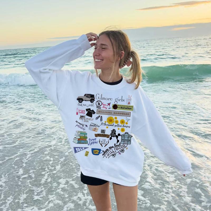 Jeep Version Gilmore Girls Sweatshirt,Stars Hollow Shirt, Stars Hollow Sweatshirt, Stars Hallow Luke's Shirt, Lukes Diner Sweatshirt, Gilmore Girls Sw