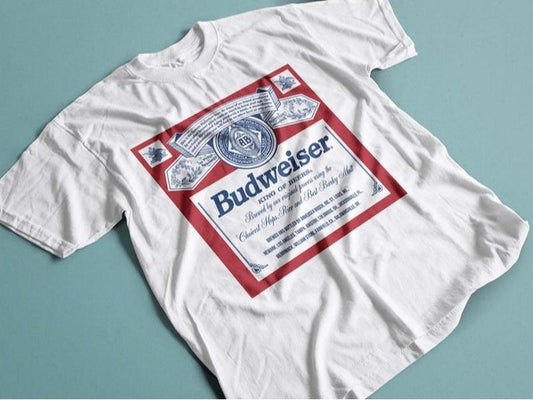 Officially Licensed Budweiser Beer Retro T Shirt Gift For Men, Women Unisex t-Shirt