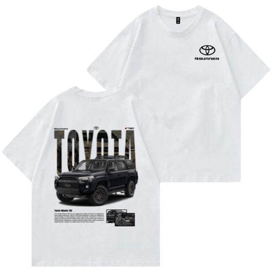 Toyotaa 4Runner TRD T-shirt, Hoodie, Sweater, Car Enthusiast Shirt, Car Clothing, Unisex, Vintage car shirt Classic Cotton Menswear Top Embroidered gr