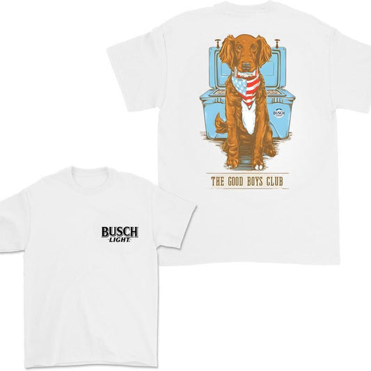 BUSCH LIGHT, BEER, Busch Light Dog Friend 2 Sides T-shirt, Busch Light Dog Lover Mallar Duck Hunting T-shirt, Busch Light Beer Tshirt, Busch Light Bee