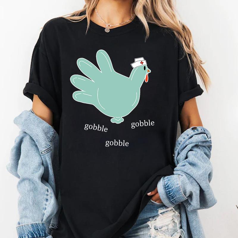 Nurse Shirts, Thanksgiving Nurse Shirt, RN Thanksgiving Shirt, Thanksgiving Gift, Nurse Gift For Women, Picu Er Peds Medical Assistant Gifts, Turkey T