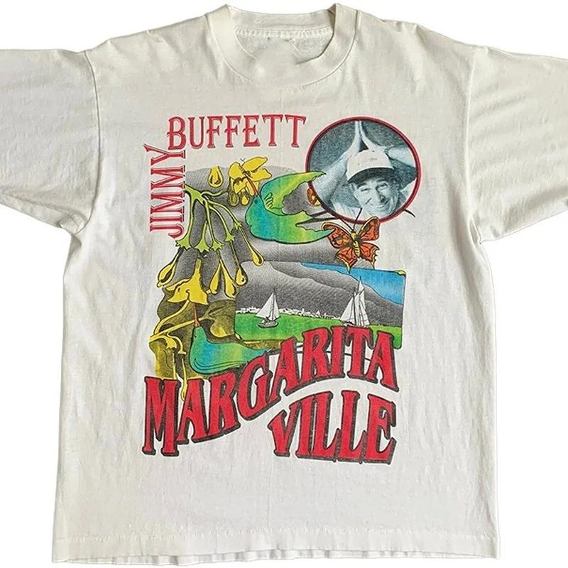 1995 Jimmy Buffet Margaritaville Tour T-shirt All Sizes Cotton Fabric