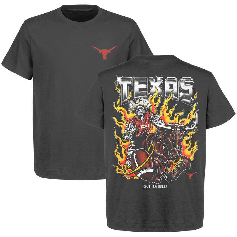 Warren Lotas - Texas Longhorns Football Give 'Em Hell Printed Shirt, Dead Man's Football Graphic T-Shirt, For Men and Women
