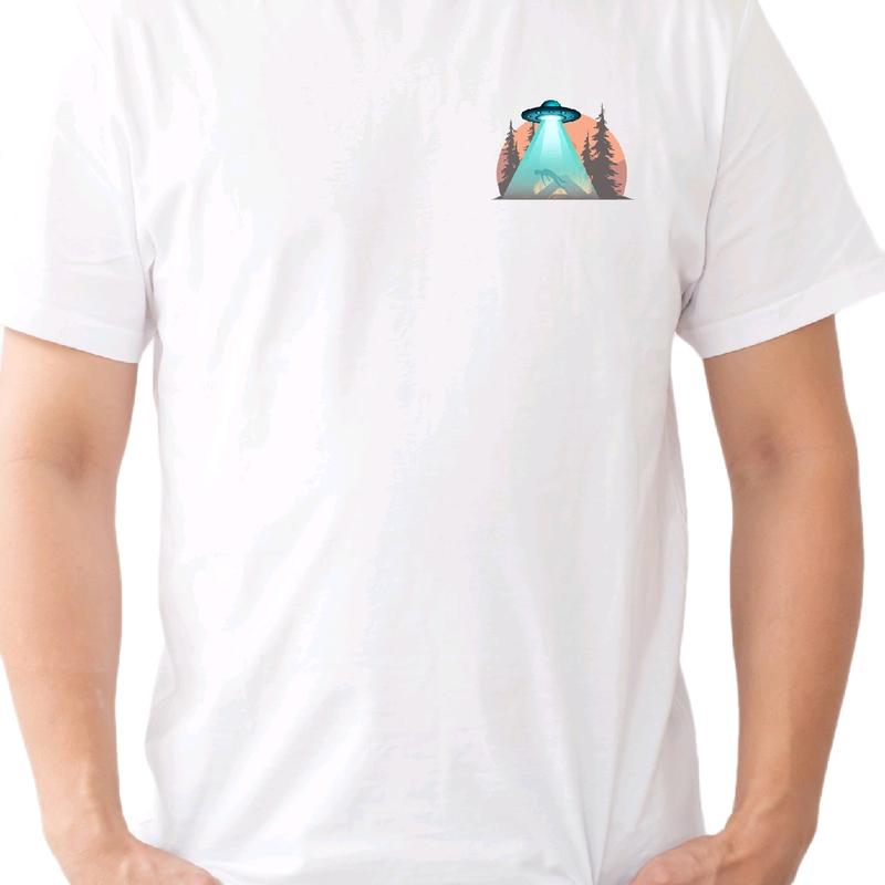 UFO Get in Loser t-shirt, cotton Crewneck Menswear Top Sport funny meme t shirt alien  patch