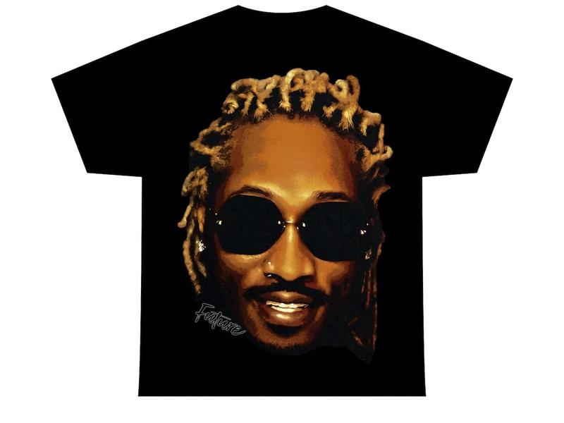 FUTURE HENDRIX T-SHIRT  Rap Tee Concert Merch  Rare Hip Hop Graphic Bootleg Pluto Dirty Sprite Drake 21 Savage
