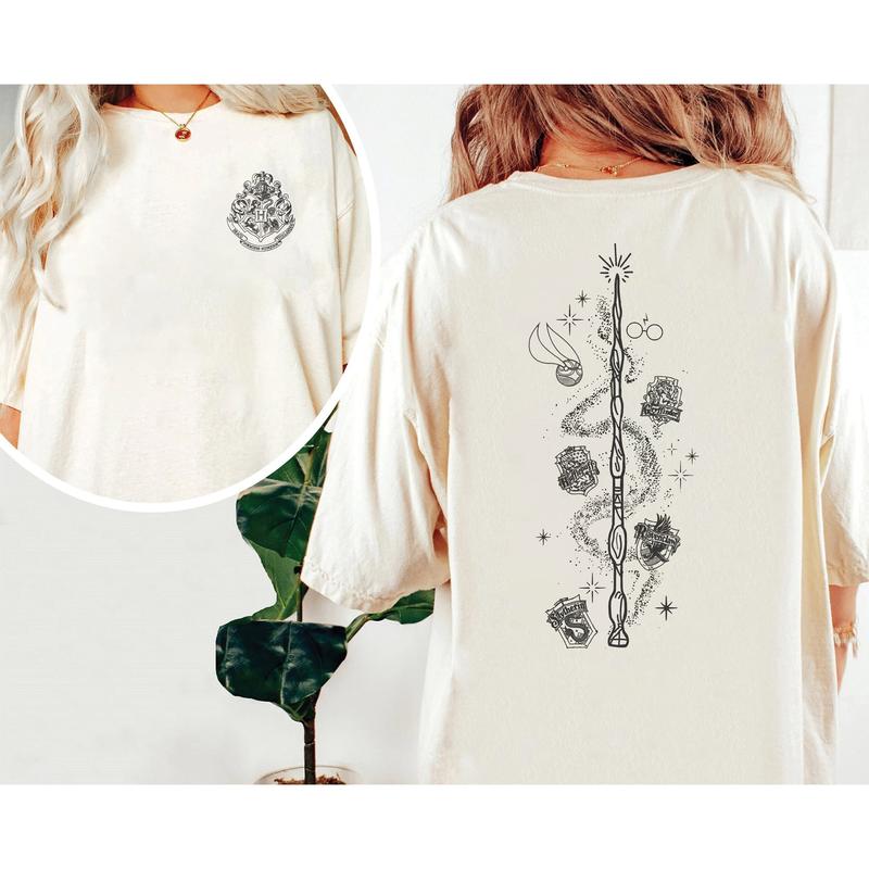 Hogwarts Shirt Wizard House Shirts Universal Studios Shirts For Family Wizard School Tshirt Wizarding World Sweatshirt Hp Fan Gift Shirt, T-shirt, Swe