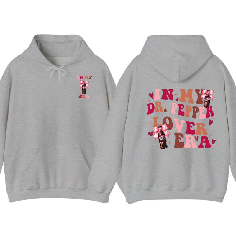 Drr Pepper Coquette Bow Pink Hoodie, In My Drr. Pepper Shirt, Coquette Tshirt, Drr.pepper Cans Hoodie Unisex