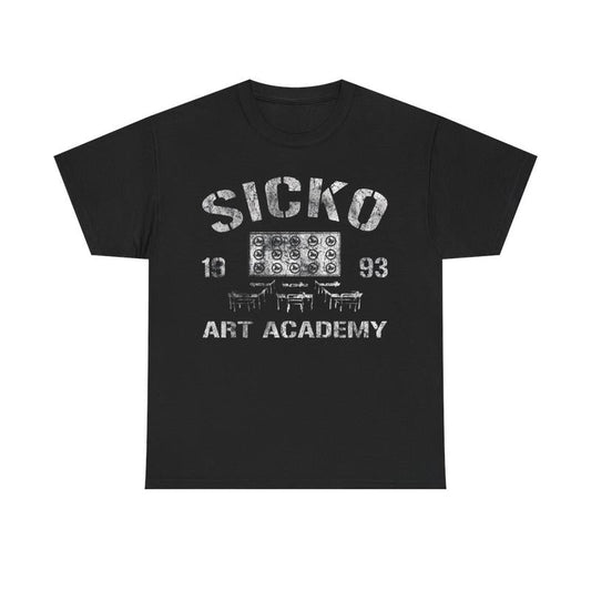 Black Tee Art Academy Casual Classic Cotton Menswear Retro Shirt Top Vintage Comfy Day Graphic Smooth T-Shirt Underwear Tshirt Streetwear Man Shortsle