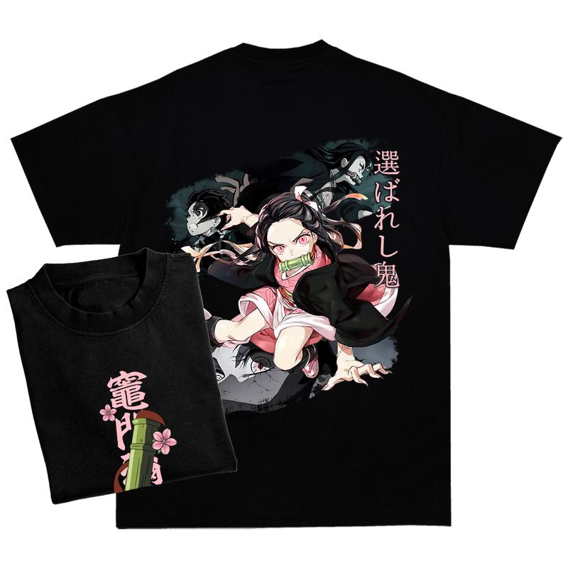 Nezuko Kamado 2 sides Shirt, Sun Breathing Nezuko, The Strongest Breathing Demon Slayer t-shirt, Kimetsu no Yaiba Shirt, Anime sweatshirt hoodie, Anim