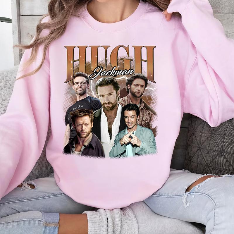 Hugh T Shirt Jackman  T Shirt Gift For Woman and Man Unisex T-Shirt Casual Cotton
