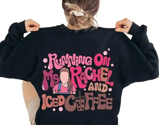 Running On Iced Coffee Sweatshirt, Mothers Day T-Shirt - Shared Styles - Shades For Everyone - Extensive Size Options - Every Style Imaginable - Dynam