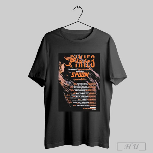 Pixies North American Tour 2025 On August And September Tour Dates T Shirts Sweatshirt