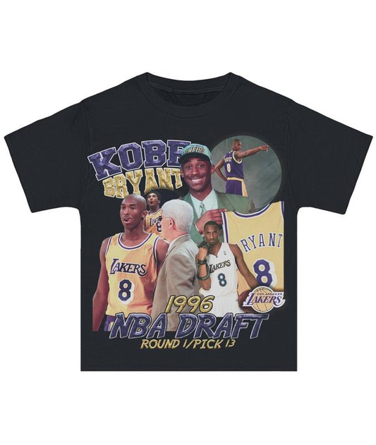Kobe Bryant Draft Graphic Tee â€“ STREETWEAR